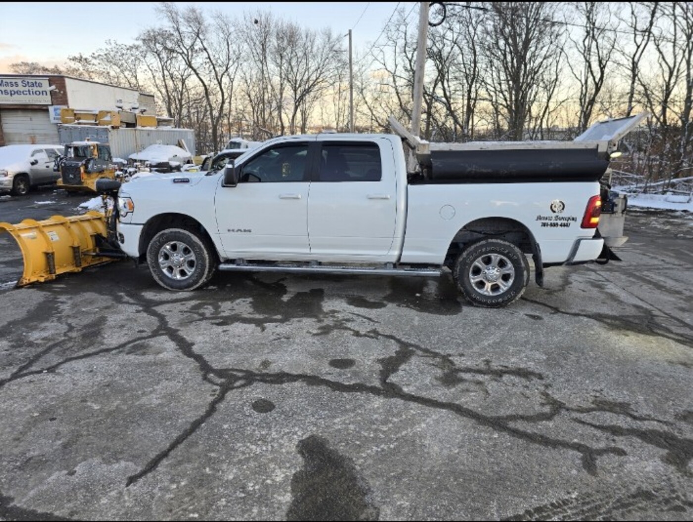 All-Elite plow truck equipped with a rear sander
